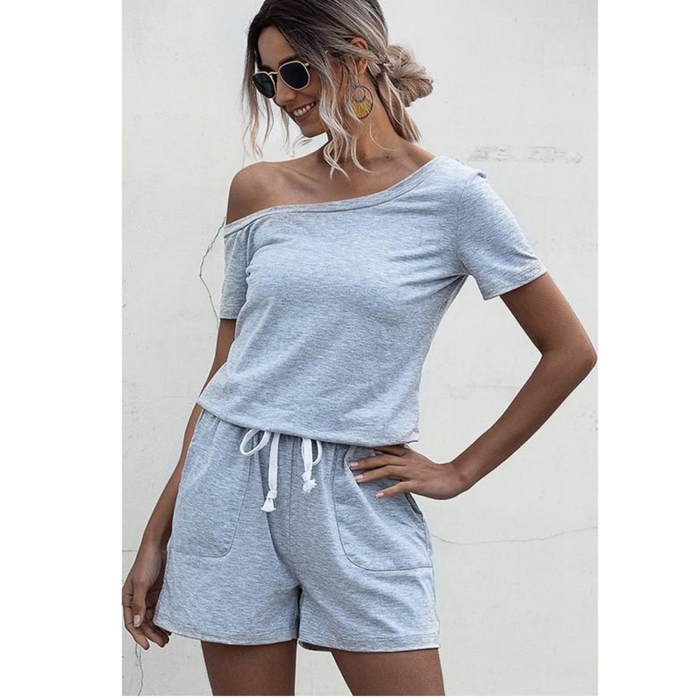 One Shoulder Romper